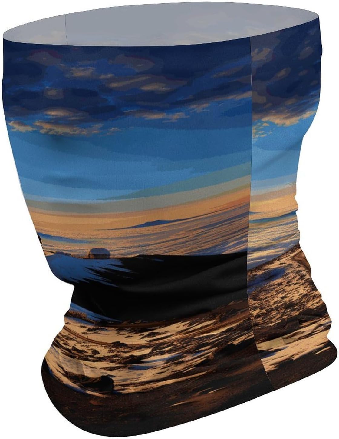 Mauna Kea Summit Sunset Neck Gaiter Summer UV Protection Cooling Neck Head Wrap Face Mask Bandana