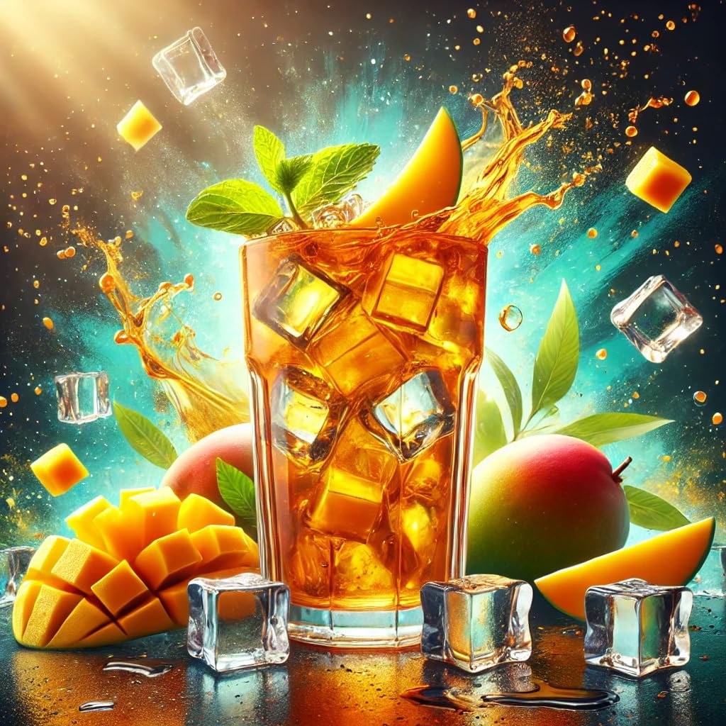 Herbata mrożona mango aromat koncentrat – Wegański – Sasami – 100ml