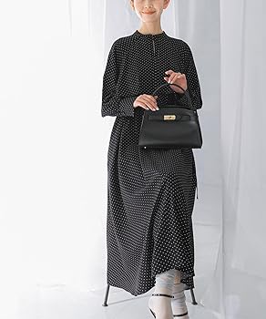 【未使用タグ付】アーバンリサーチロッソ　洗える♪ケープデザインフレアワンピース URBAN RESEARCH ROSSO WOMEN（アーバンリサーチ ロッソ）の