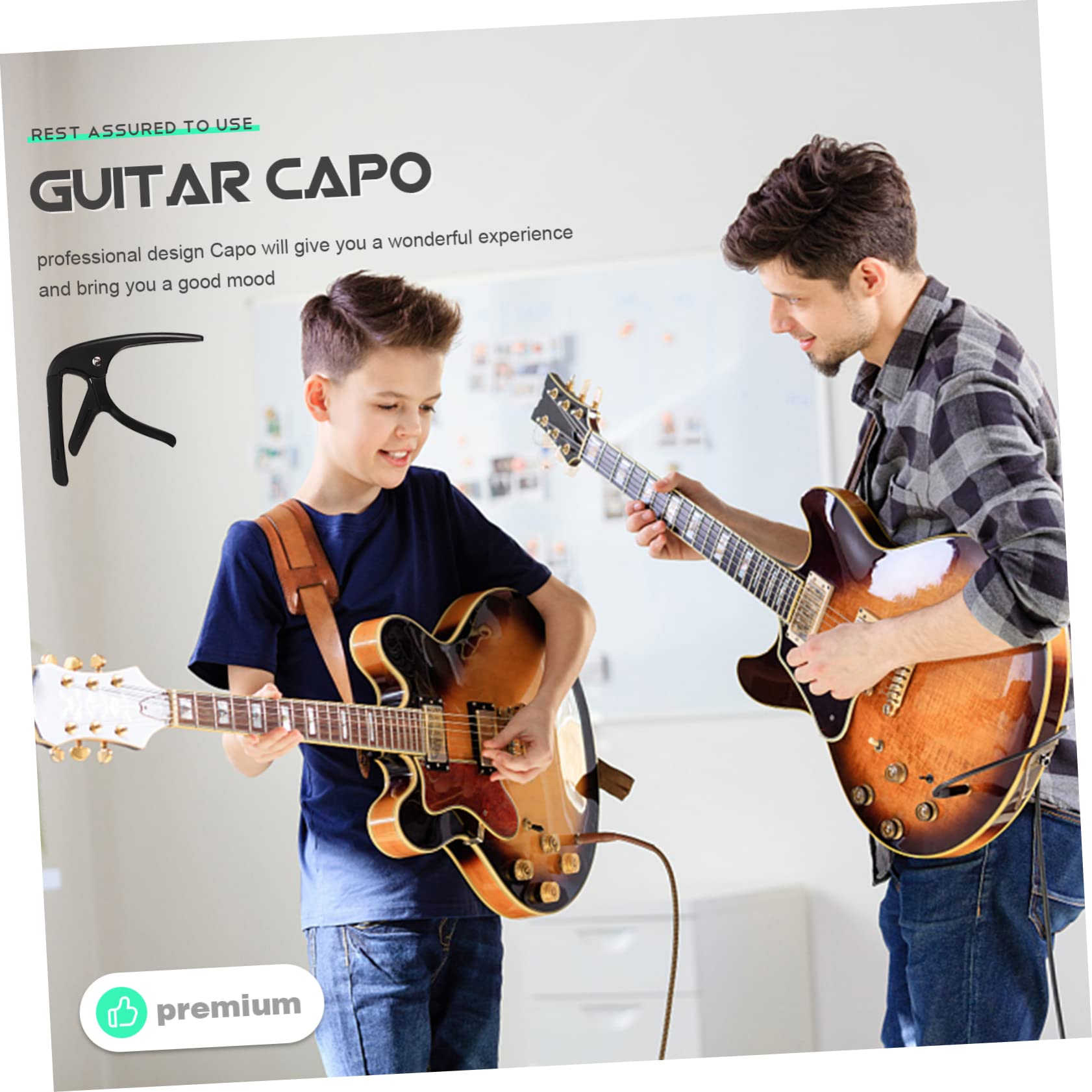 ibasenice 5sätze Guitar Capo Mit Pick Tragbare Und Modifizierte Gitarren-klammer Aus Langlebigem Für Akustische Und Elektrische Gitarren Vielseitiges Zubehör Für Musiker