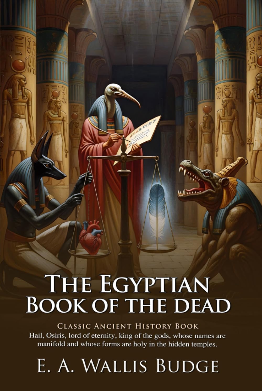 The Egyptian Book of the Dead: Ancient Wisdom of the Afterlife: Sacred Funerary Texts Revealing Eternal Life – Illustrated Edition with Author Biography