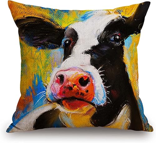 Vista 13 de TSSOHU Funda de almohada en blanco y negro para muebles de patio, vaca escocesa de las tierras altas en la Isla de Mull, fundas de cojín decorativas