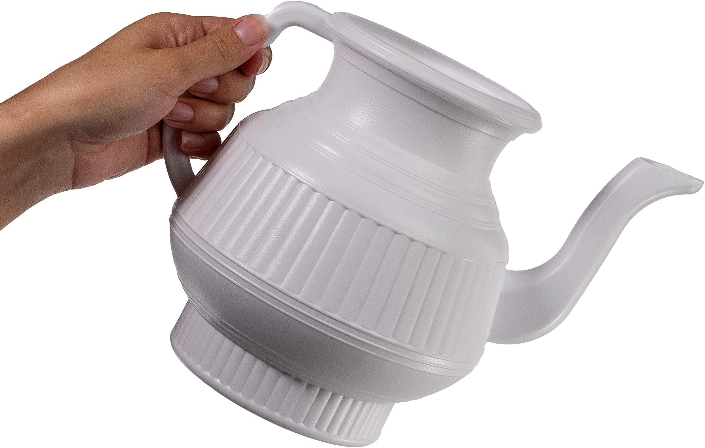 Plastic Lota Toilet Wash Jug - 2.25L (White)