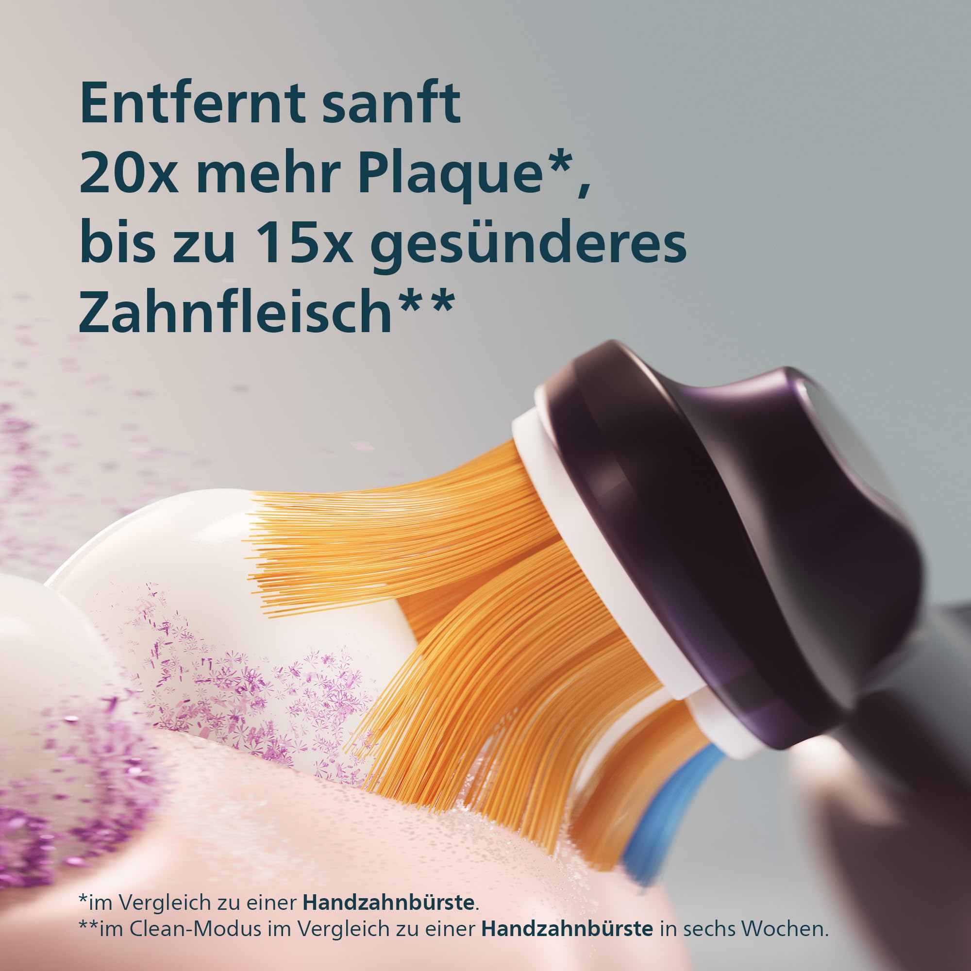 Philips Sonicare Next-Generation DiamondClean 8000 elektrische Zahnbürste - mit intelligenter Andruckkontrolle und 15 Einstellungen, Dunkelblau, HX8311/13