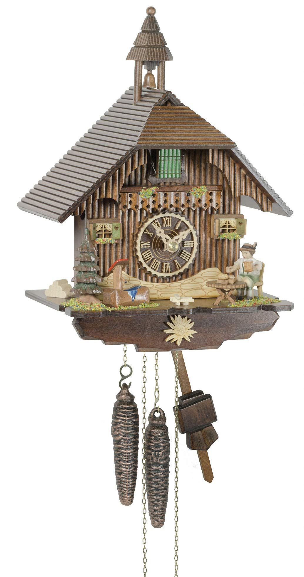 Reloj de cuco Trenkle para solucionar esquinas vacías con estilo clásico