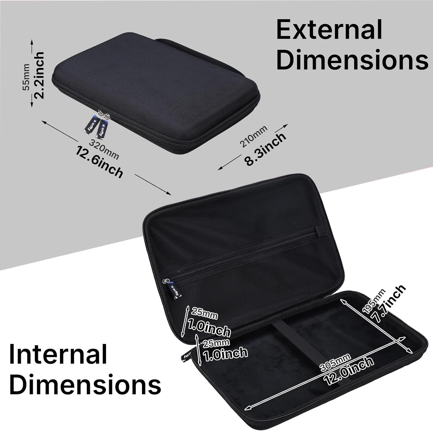 Case for Wacom MovinkPad 11 - Hard Travel Protective Carrying Storage Bag, Box Only