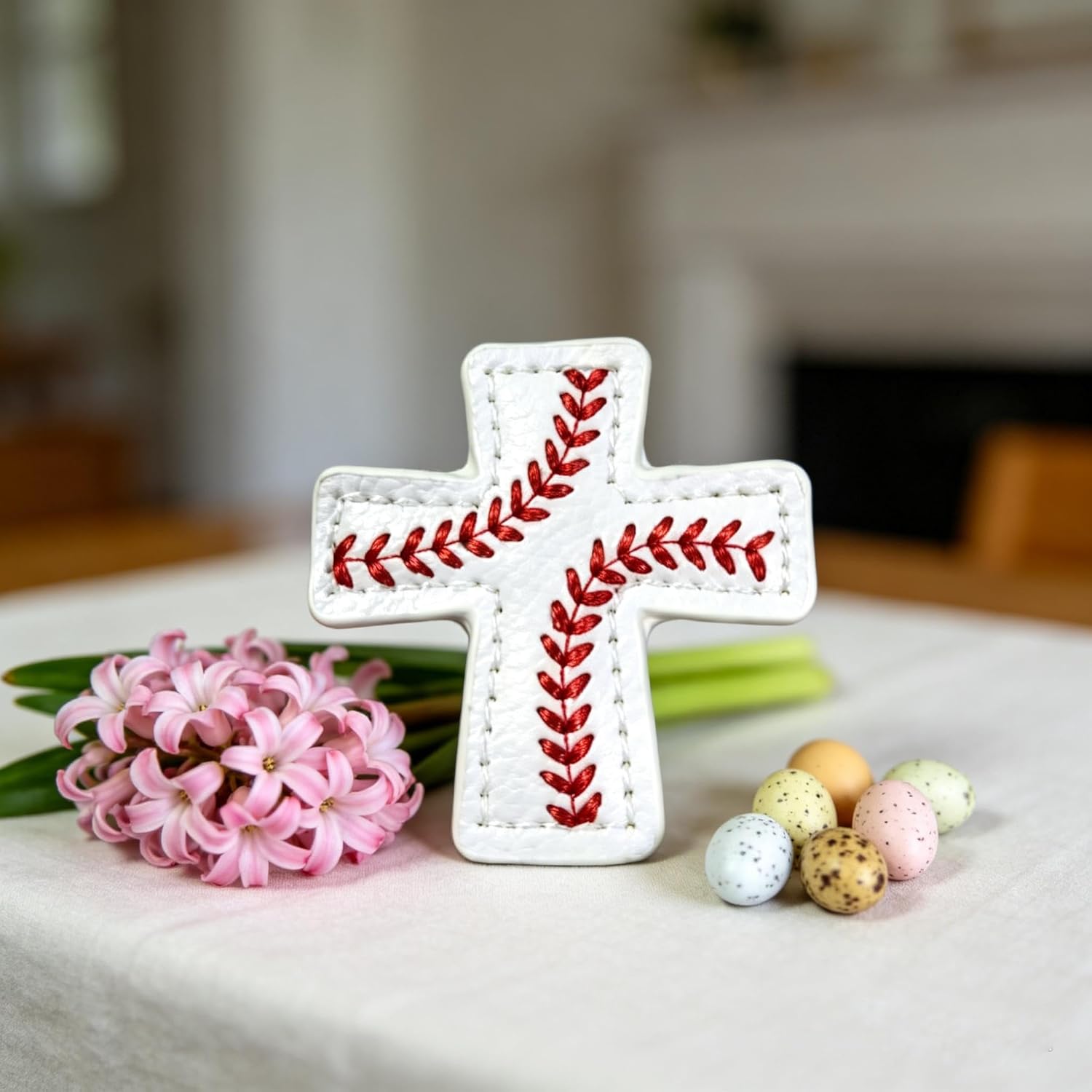 A Pocket Blessing Baseball Cross Edition,Pocket Cross with Scripture Card, Easter Basket Stuffers for Boys Men, Christian Religious Gifts for Baseball Team Athletes & Coaches (12)