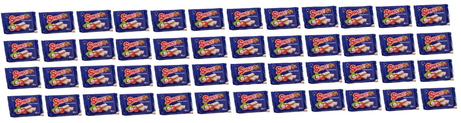 48 Riegel Space Haselnuss-schnitten a 60 g + Space Keks gratis a 45 g von Onlineshop Bormann