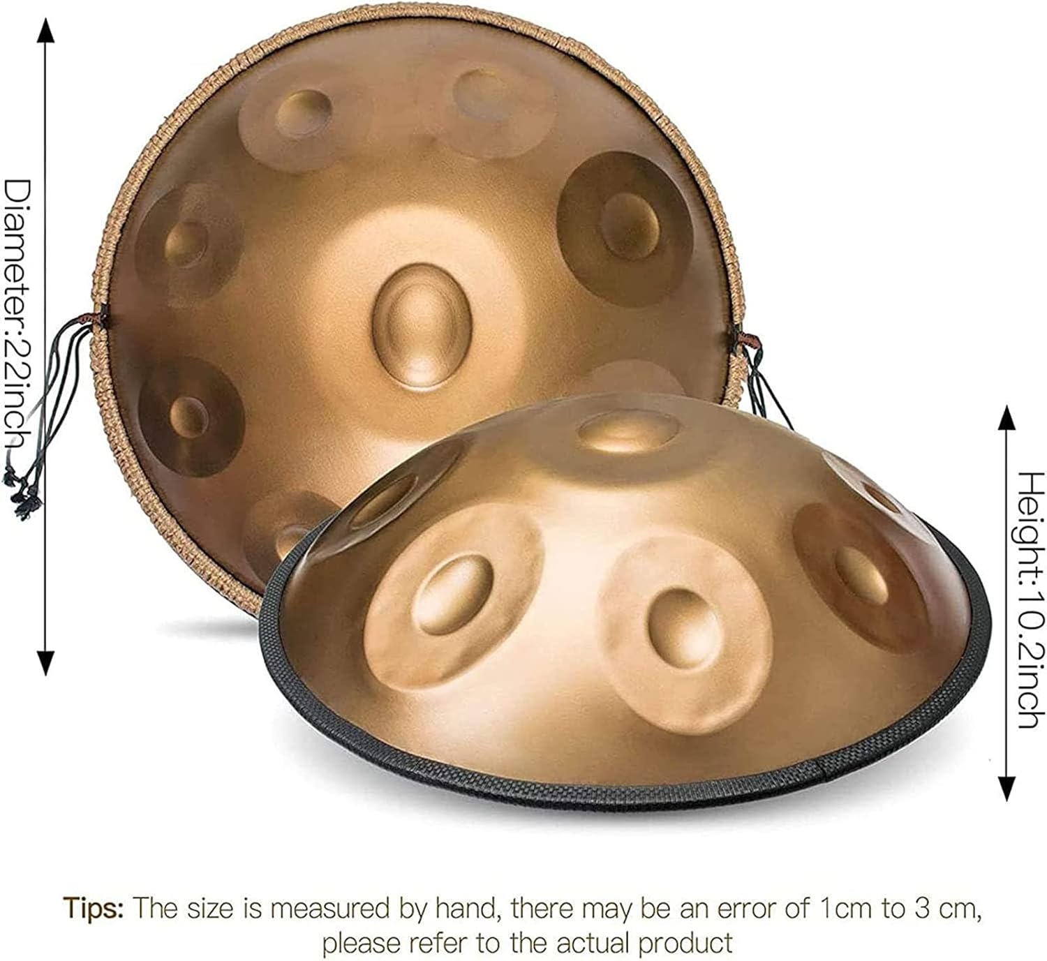 ハンドパン 56センチ 12音 A＝432Hz Dマイナー Amazon | ハンドパン d