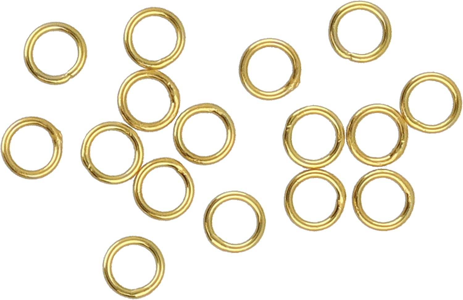 The Beadsmith Basic Elements Soldered Jump Rings 4mm