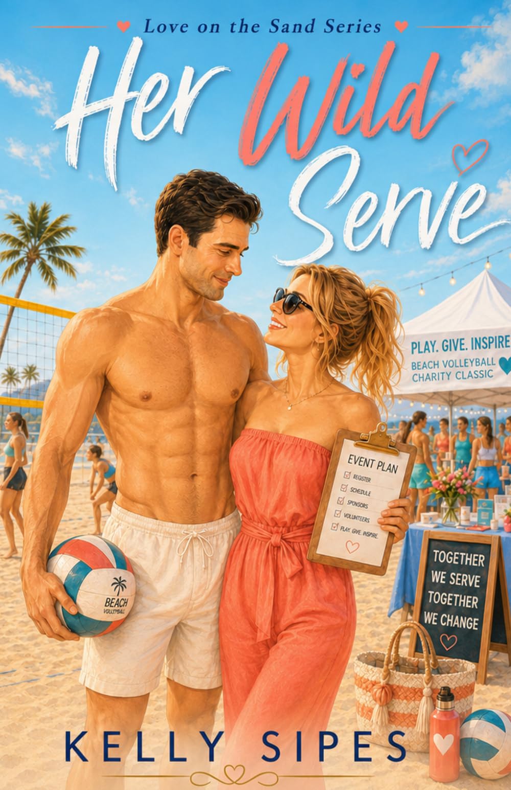 Her Wild Serve: A Sweet Beach Volleyball Sports Romance (Love on the Sand Series)