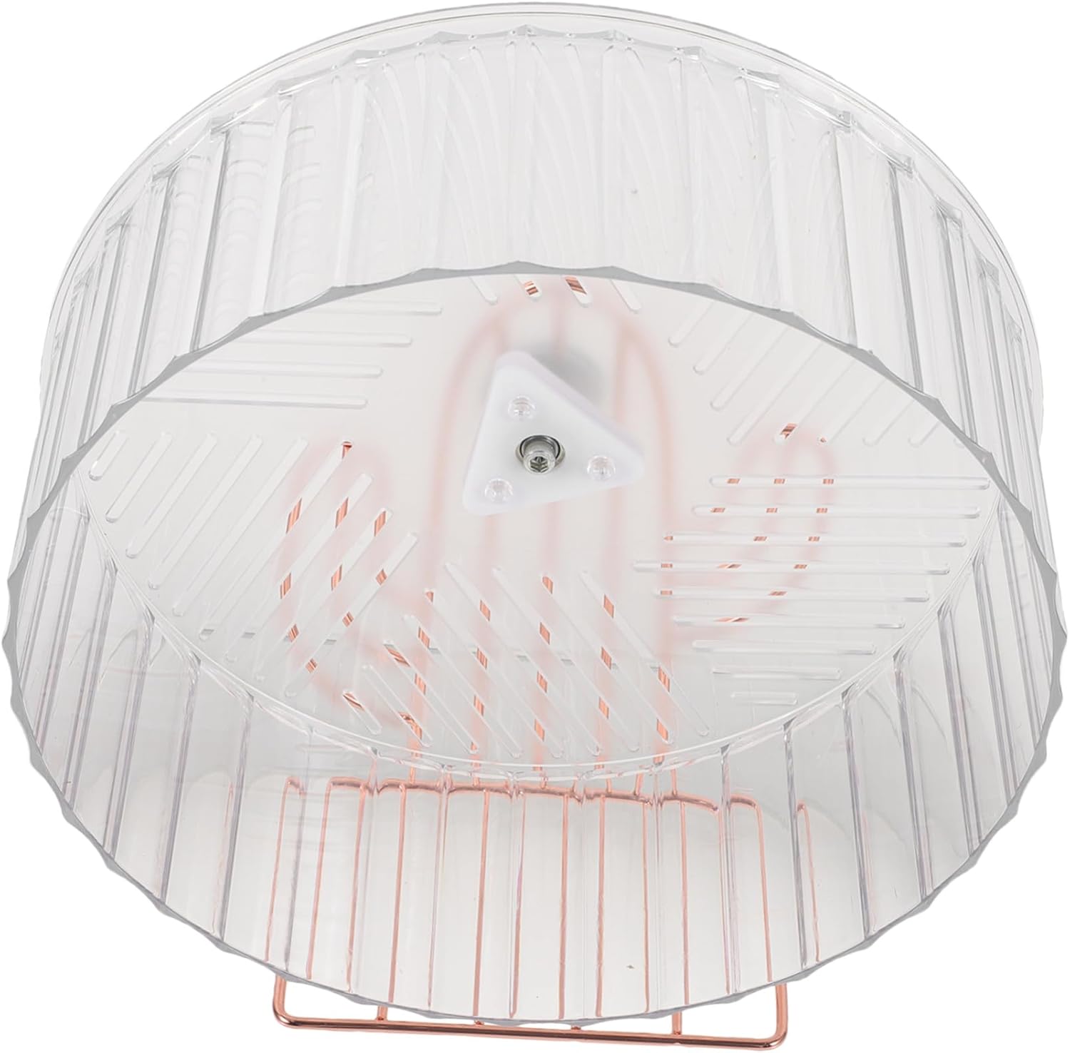 Stable Hamster Wheel with Base for Small Pets Exercise Quiet Running Cage for Hedgehog Chinchilla Squirrel and Mice Pet Accessory for Daily Use and Fitness Random Color