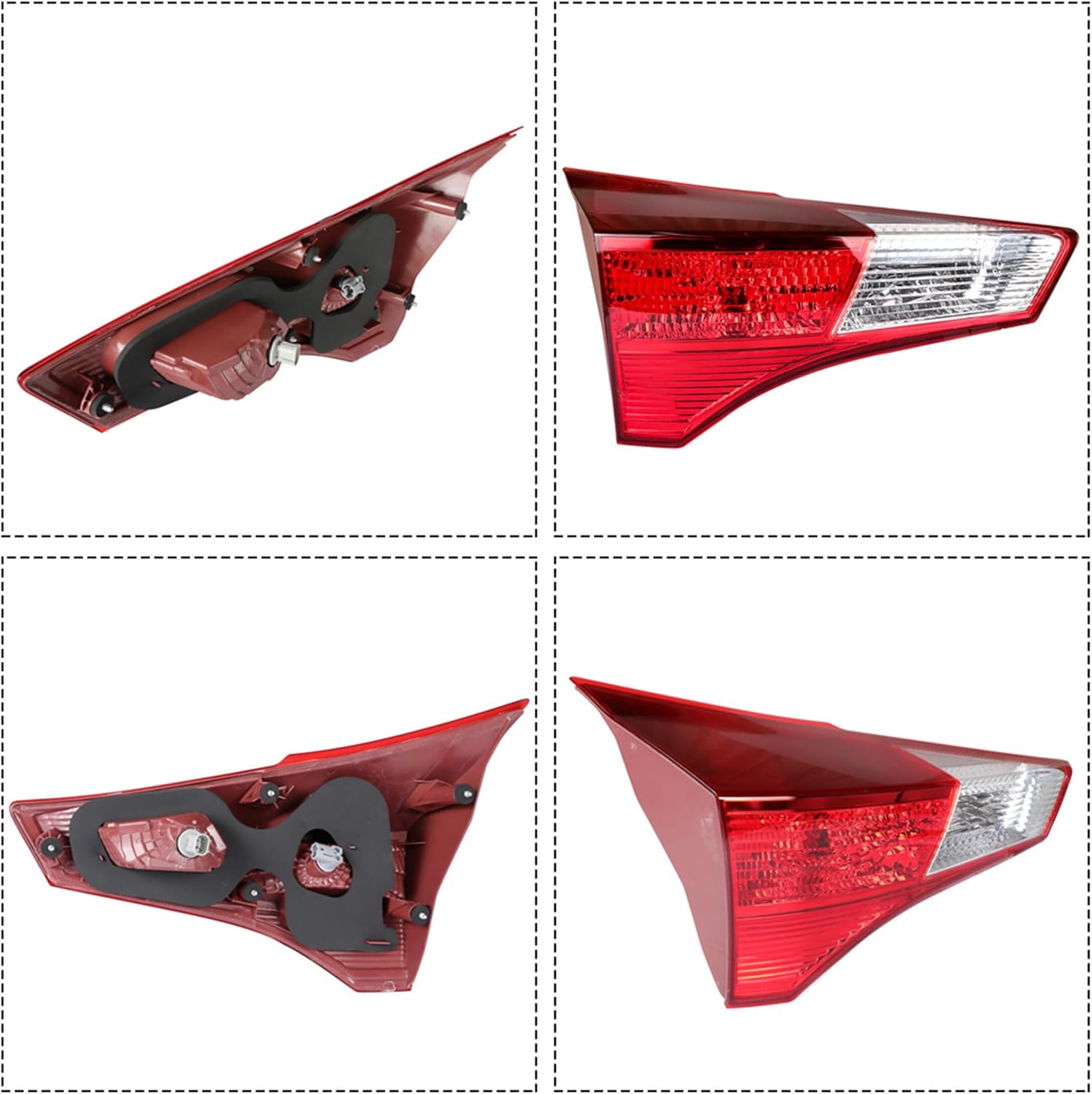 LH Driver Side Inner Tail Light Replacement for Toyota RAV4 2013-2015 Tail Lamp 815900R010 TO2802126