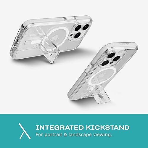 Miniatura 6 de Tech21 Evo Crystal Kick - Funda para iPhone 15 Pro, compatible con MagSafe, funda de protección contra impactos, color blanco