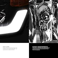 Vista 13 de Alpha Owls 8711378 Projector Headlights With Switchback Sequential LED Bar & Startup Light - Black Amber Fits 2004-2008 Ford F150 / 2006-2008