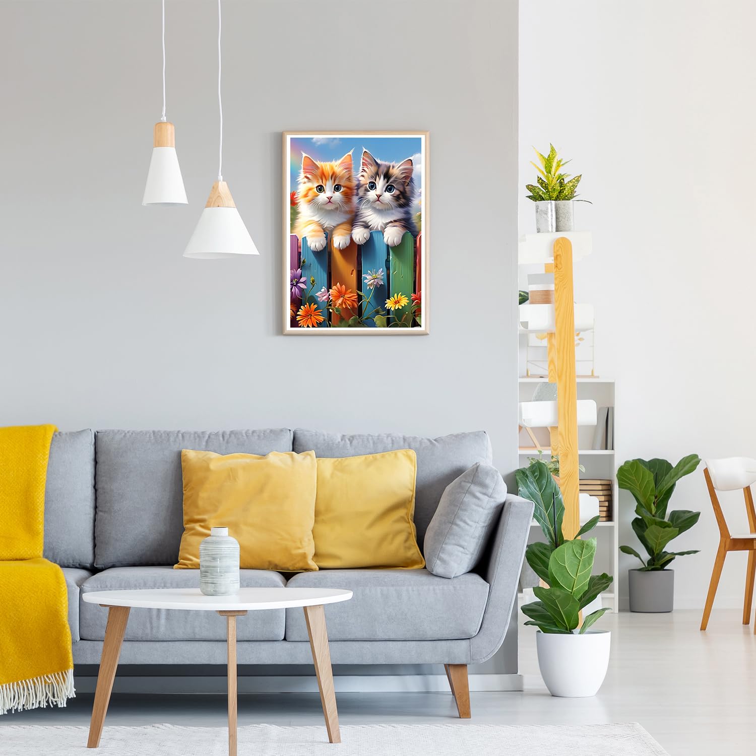 DPHERO Lapin Bricolage Diamond Painting, 5D DIY Pâques œufs Diamant Painting Kit Complet