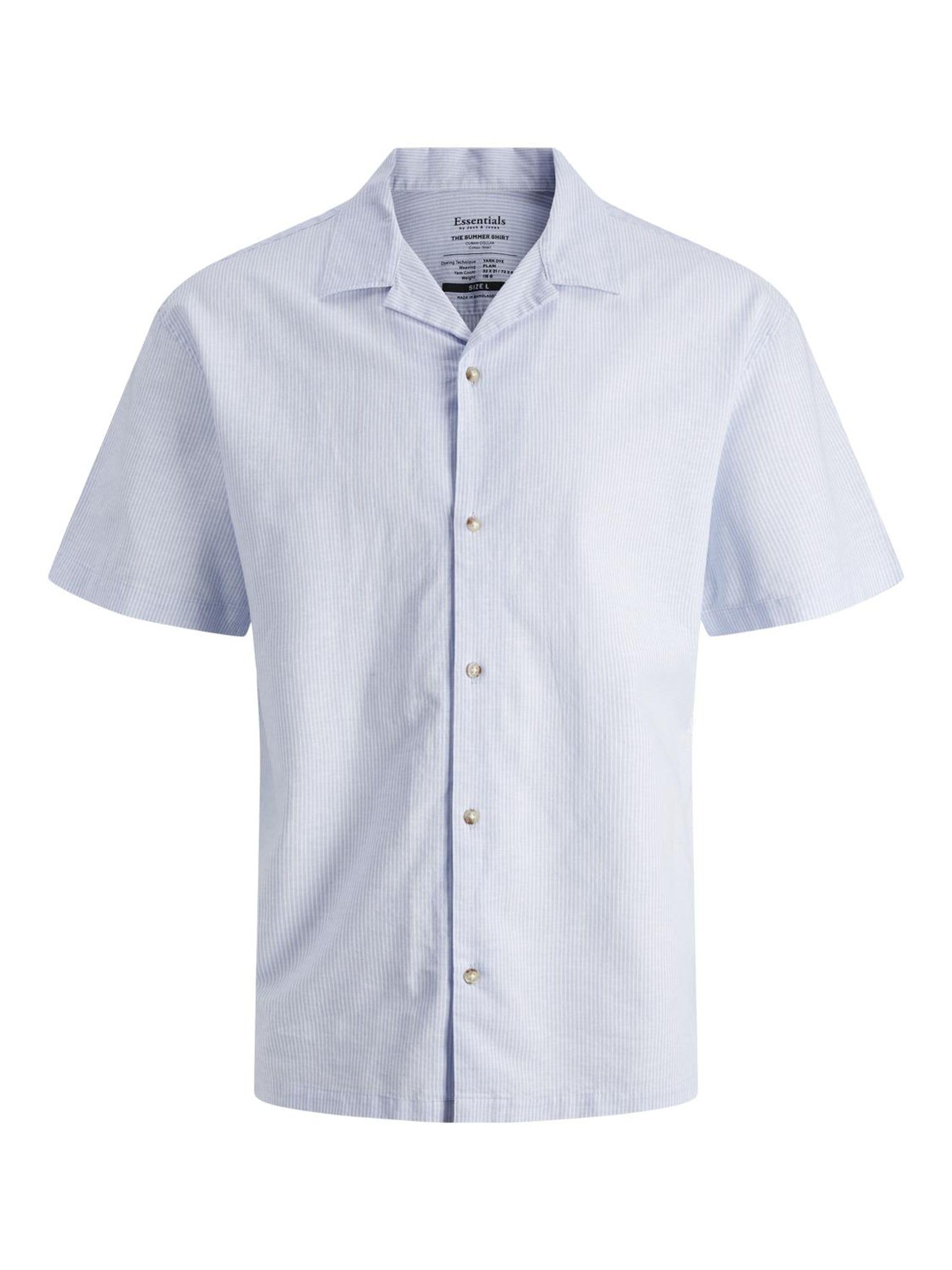 JACK & JONES Male Shirt Loose Cut Shirt, Cashmere Blue, S