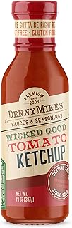 DennyMike’s Wicked Good Tomato Ketchup – 14 oz Premium All-Natural Gourmet Ketchup – Bold Flavor, No Artificial Ingredients – Perfect for Burgers, Fries & BBQ