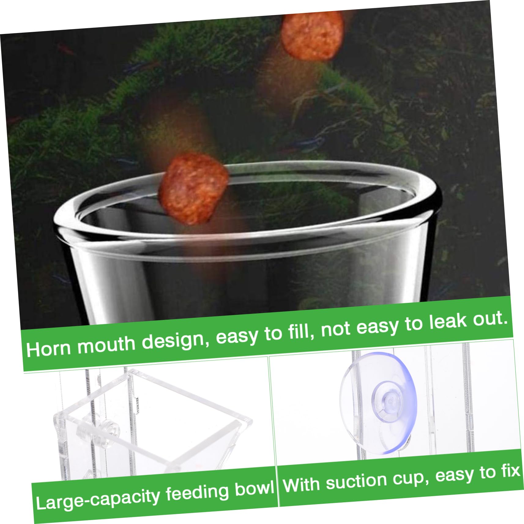 Kisangel 2pièces Tube Transparent pour Alimentation De Crevettes Outil De Nourriture Aquatique avec Échelle pour Éviter Le Surdosage Convient pour Crevettes Sang Et Larves Accessoire