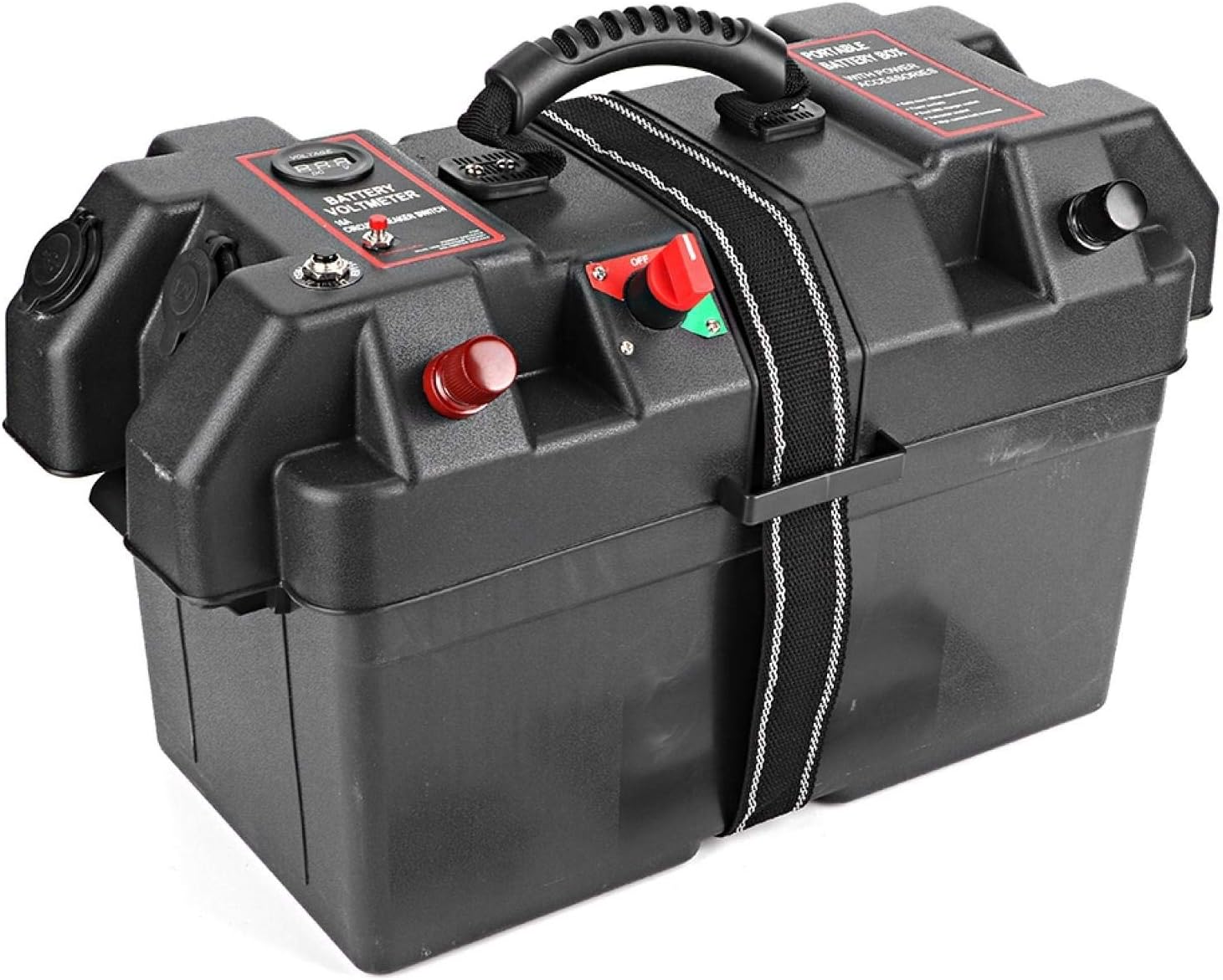 Power Station Battery Box Trolling Motor Power Center Station Battery Box with USB
