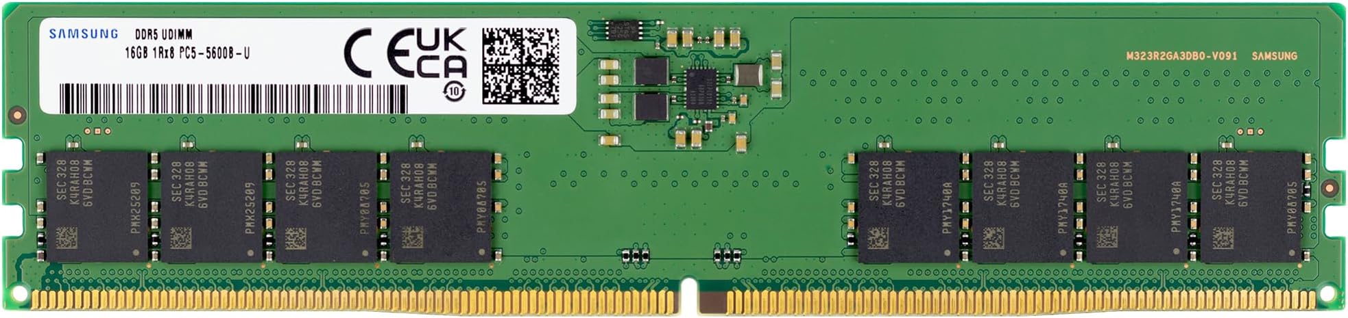 Samsung 16gb Ddr5 5600mhz Pc5 44800 Cl46 Udimm 1rx8 Single