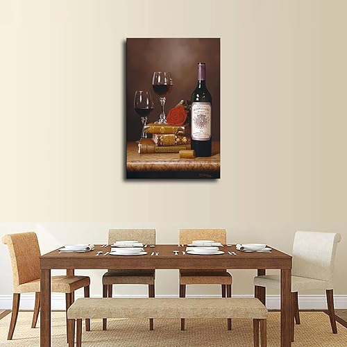 Miniatura 3 de Imágenes retro de vino para cocina, póster decorativo, lienzo, pósteres de pared e impresión artística moderna para decoración de dormitorio