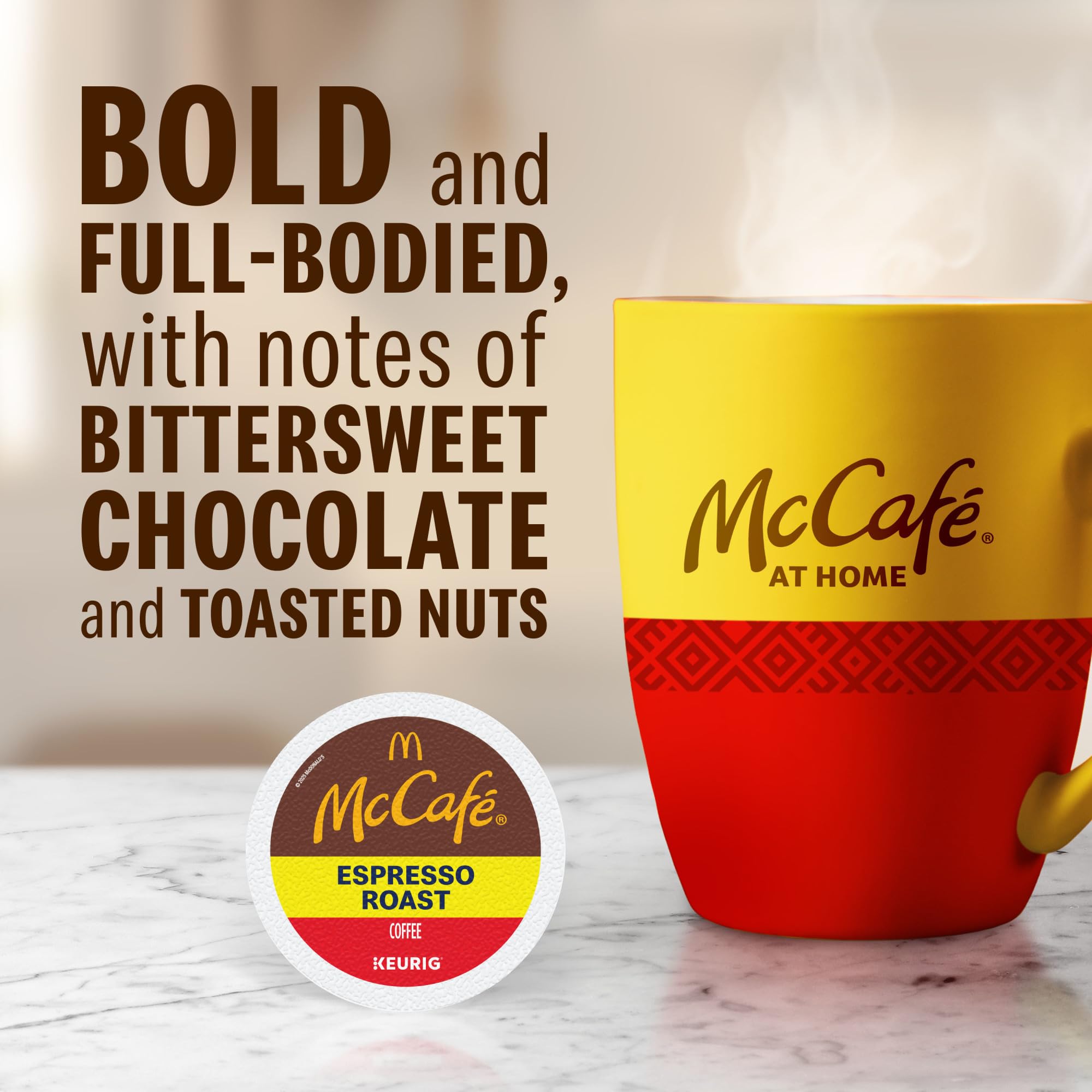 Amazon.com: McCafe Espresso Roast Coffee, Keurig Single-Serve K