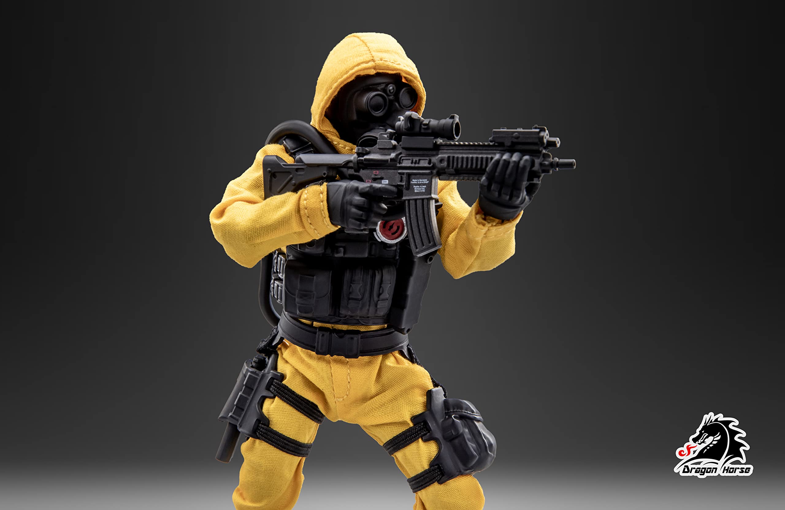 Base DRAGON HORSE DH S002 SCP serie Mobile Force Zeta 9 Rata Ciega 1/12sca - Imagen 7 de 8