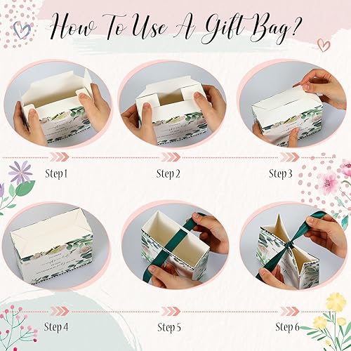 Miniatura 4 de Chuangdi 36 bolsas de regalo con versículos de la Biblia, bolsas de papel cristianas religiosas con cinta de lazo, regalo inspirador para la primera