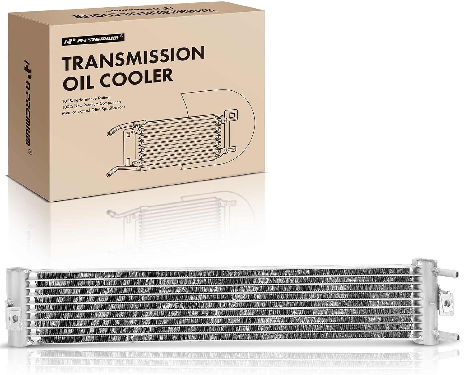A-Premium Transmission Oil Cooler Compatible with Chrysler PT Cruiser 2001-2009, 2.4L, Naturally Aspirated Replace# 5017406AA