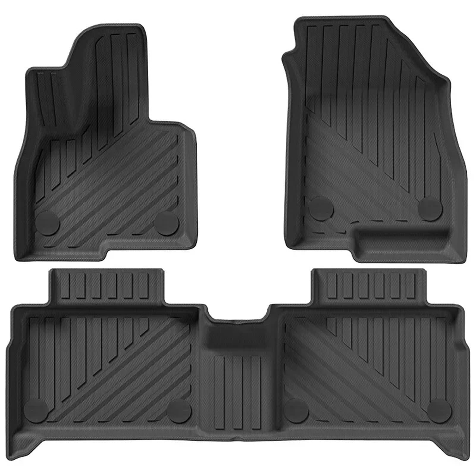 Compatible for JAECOO J7 2023-2025 Floor Mats Trunk Mats All Weather Front Rear Cargo Liner Mat Waterproof Anti-Slip — view 4