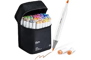 Caliart Alcohol Brush Markers 48 Colors
