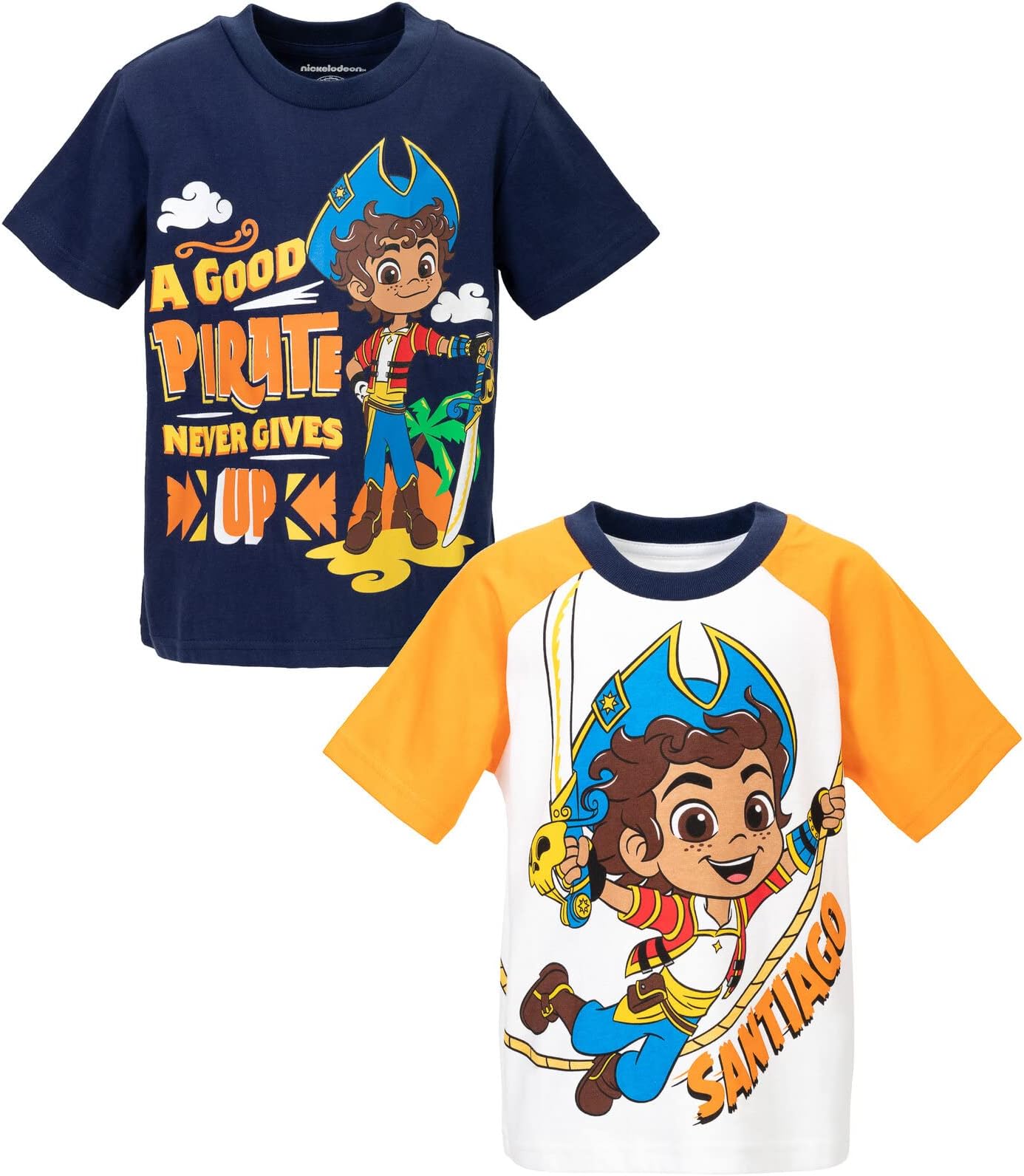 NickelodeonSantiago of The Seas 2 Pack Graphic T-Shirts Toddler to Big Kid