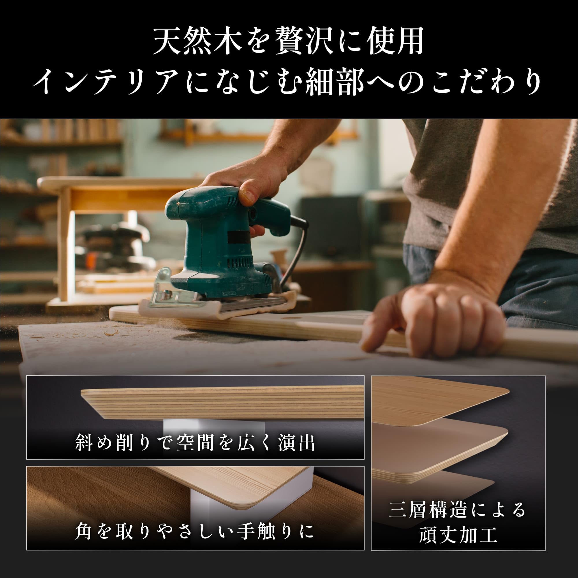 Amazon.co.jp: amesoba 木製 モニタースタンド 卓上 デスクシェルフ