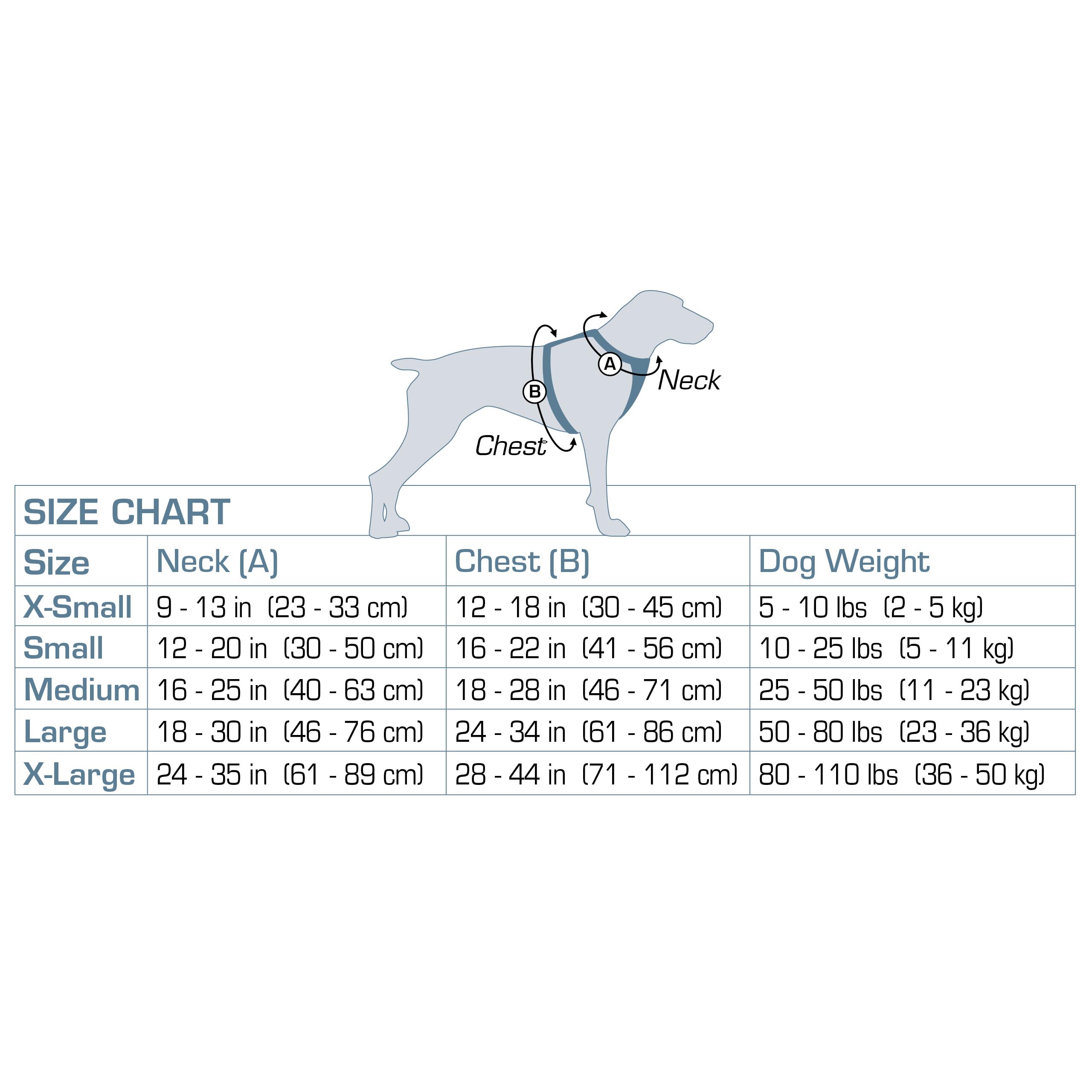 Kurgo Journey Air Hundegeschirr - Sichere Passform für Aktive Hunde - Gepolstertes Bruststück - Leichtes Ripstop-Gewebe - Atmungsaktives Netzmaterial - Reflektierender Rand - Schwarz - L