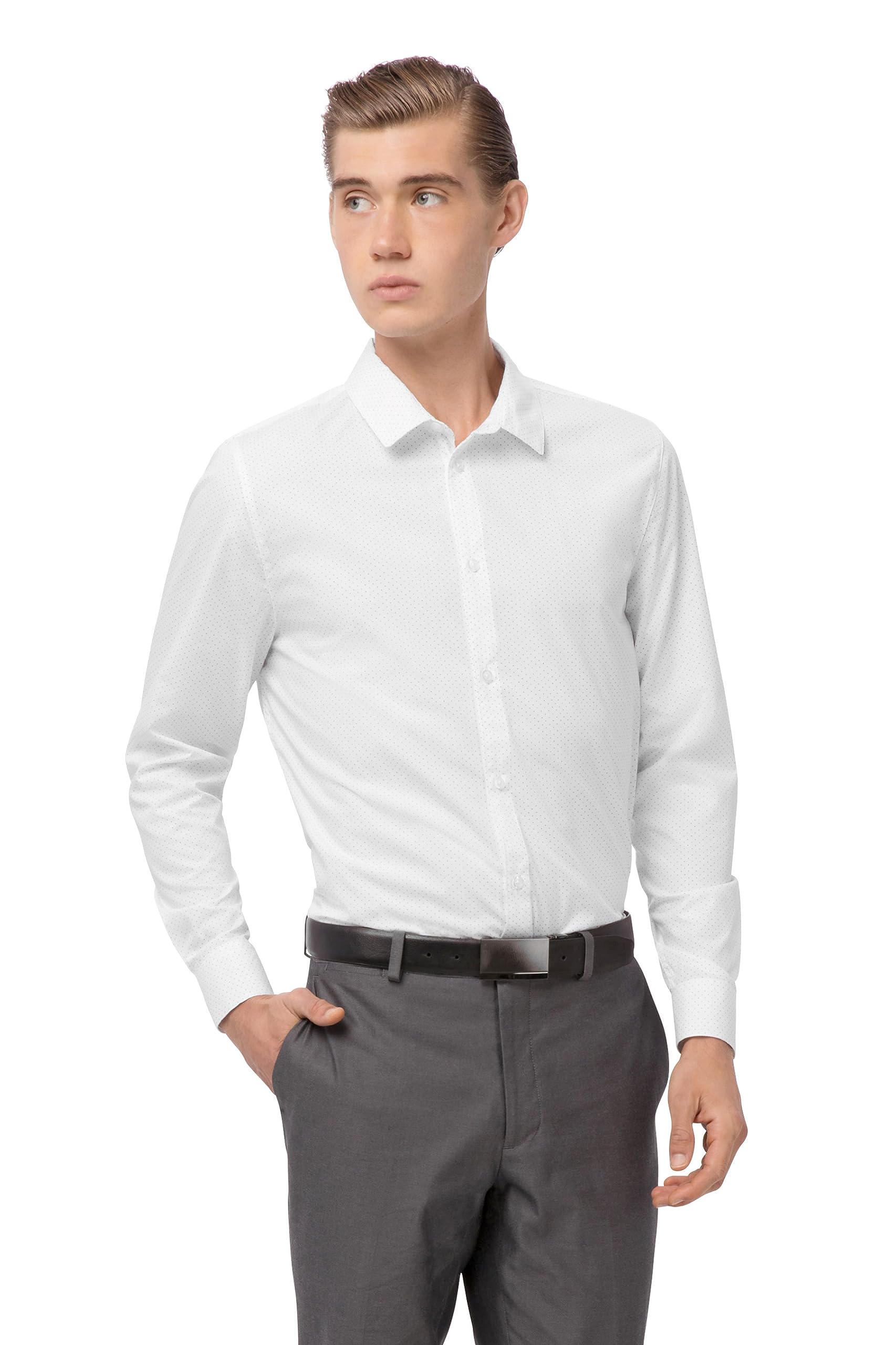 Chef Works Mens Deco Shirt Camicia Button-Down Uomo