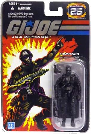 Amazon.com: 25th Anniversary GI Joe - Snake Eyes Wave 4