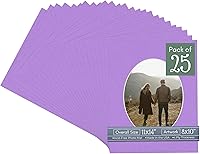 Vista 69 de CountryArtHouse Marco ovalado de 11 x 14 pulgadas, sin ácido, con núcleo blanco, corte biselado para fotos de 8 x 10 pulgadas, se adapta a marcos