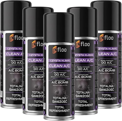 5x INfloo Clean A/C 200 ml Nettoyant Climatisation Voitur…