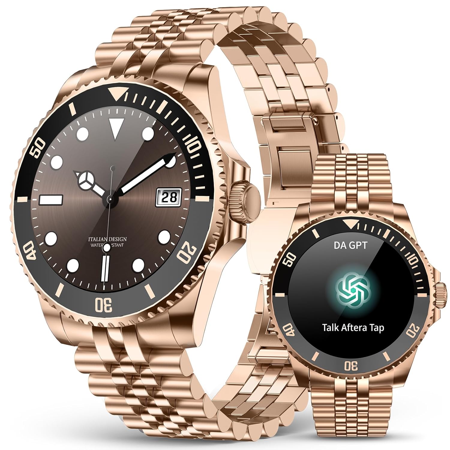 2025 DA GPT Smart Watch Deep Search Heart Rate Blood Pressure Blood Oxygen Sleep Monitor 107 Sports Modes