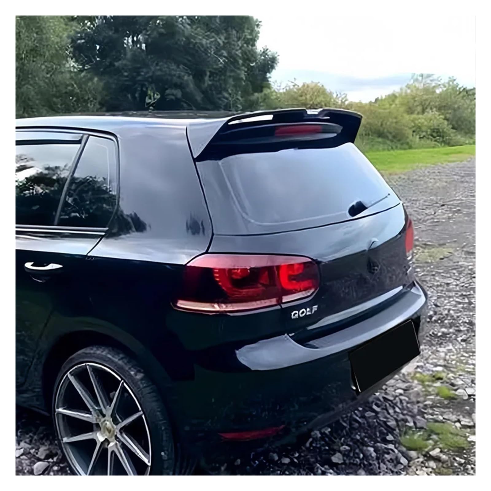 Kompatybilny z VW Golf 6 Golf Mk6 TSI TDI 2009-2013 Oettinger Style tylny bagażnik samochodowy Spoiler dachowy Splitter spojler skrzydło zestawy karoserii Tuning samochodu