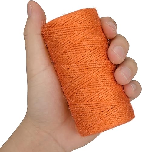 Vista 20 de Cordel de yute natural para arte, manualidades y navidad, cordel de embalaje duradero Gris