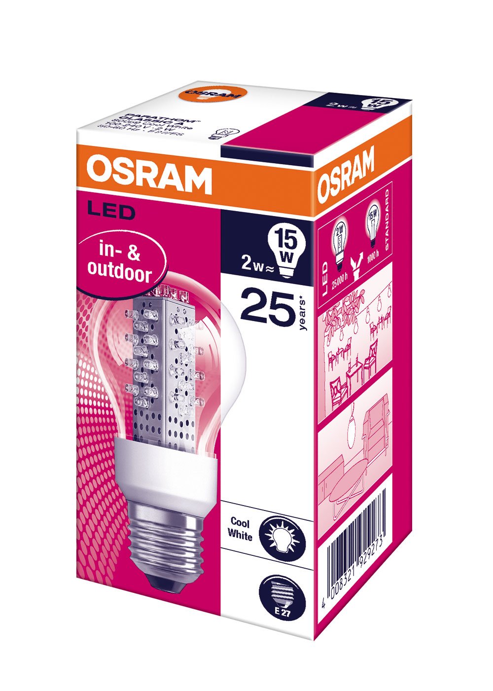 Osram 929273 LED Parathom Classic A 2 W (equivalent to 15 W) E27  