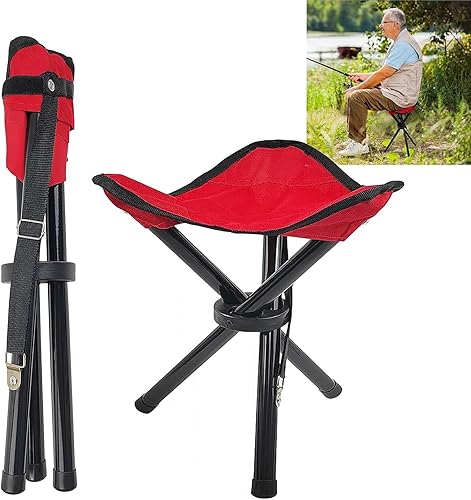 Taburete plegable de viaje, altura de uso de 14 pulgadas y peso máximo de 300 libras, silla de fiesta portátil para exteriores, silla de pesca,
