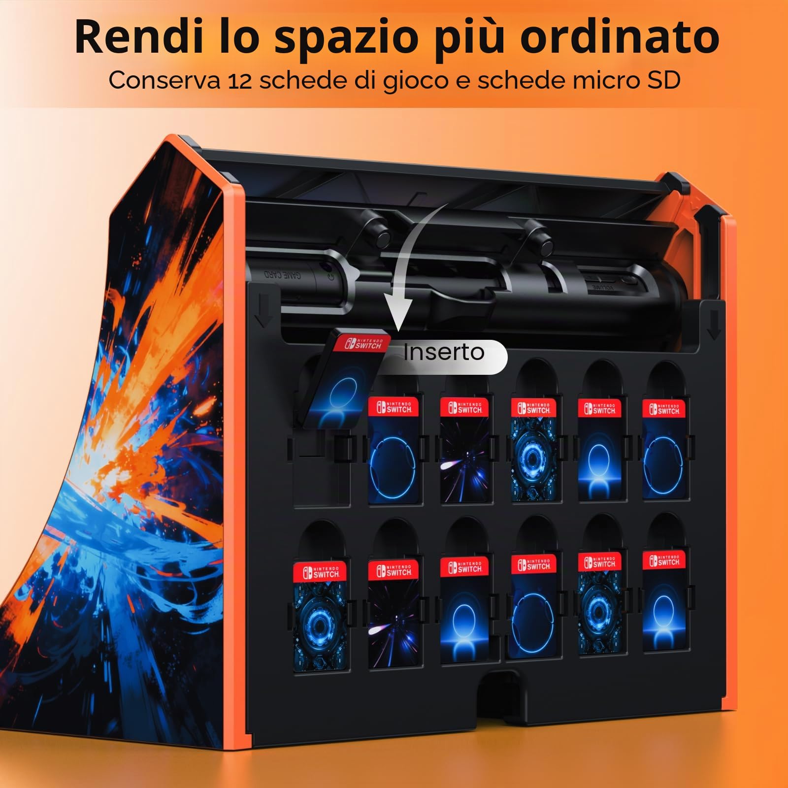 Switch Arcade Stick per Nintendo Switch/OLED/Switch 2, macchine arcade retrò per casa e arcade, supporto per cabinet da gioco Street Fighter - versione screenshot, nessuna voce (schermo non