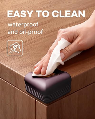 Miniatura 4 de Protectores de esquina a prueba de bebés, paquete de 8 protectores de esquinas y bordes de espuma suave para muebles, protectores adhesivos fuertes
