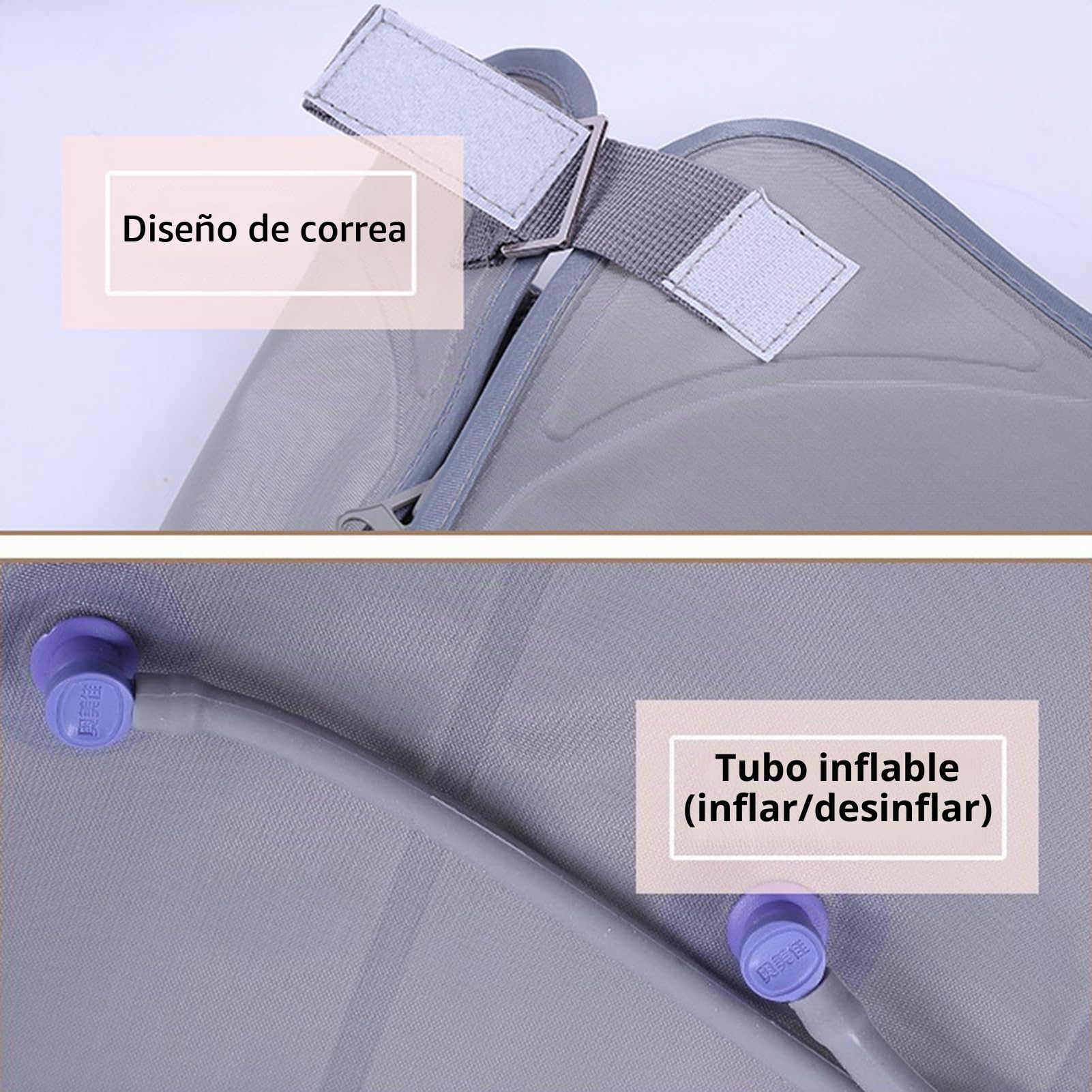 Máquina de Presoterapia para Casa 6 Cámaras, Piernas+Abdomen+Brazos M | Profesional Drenaje Linfático Masajeador de Compresión de Aire, Recuperación Muscular, Circulación, 30–240 mmHg, 0–30 Min