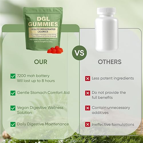 Miniatura 4 de Gomitas Dgl, 100 mg de extracto orgánico de Dgl, con harina de tapioca, fibra cítrica, mejora la digestión, apoya la salud del estómago, totalmente