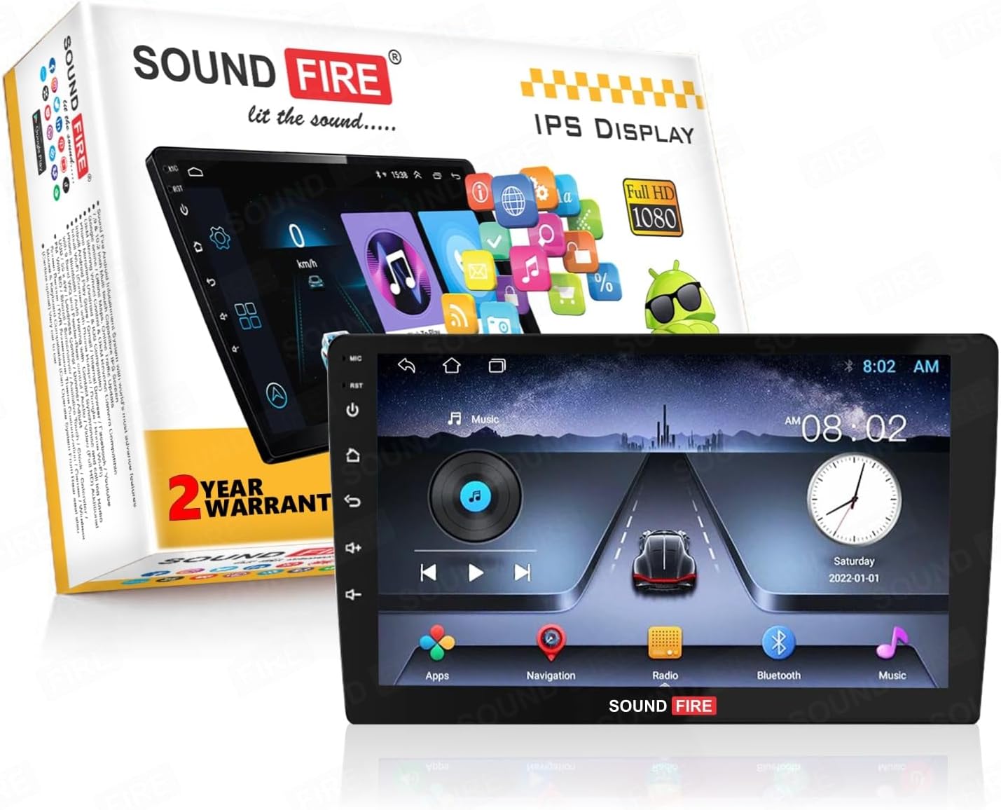 SOUND FIRE NEXGeneration 9" Inch (2GB/32GB) Android Car Stereo