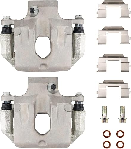 Miniatura 28 de PHILTOP Conjunto de Pinza de Freno de Disco Delantero Compatible con Jeep Wrangler 1990-2006, Jeep Cherokee 1990-2001, Grand Cherokee 1993-1998